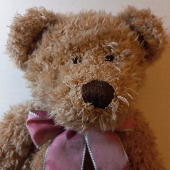 Russ Harlington Teddy Bear With Ribbon Cottagecore - Picture 2 of 8